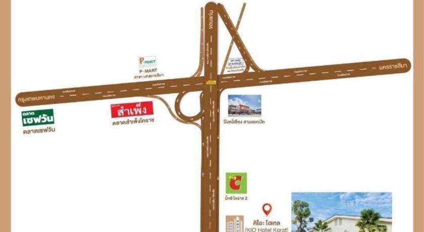 Kio Hotel Korat Nakhonratchasima Dış mekan fotoğraf